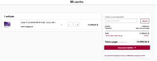 TV LG 88" SIGNATURE 8K OLED 222cm por 10,999€