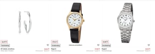 Tot 70% korting op sieraden en horloges bij Valmano