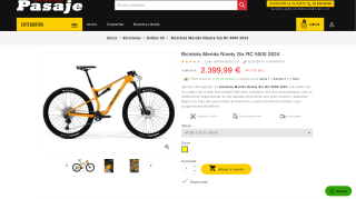 Bicicleta Merida Ninety Six RC 5000 2024