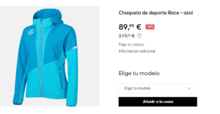Chaqueta de Mujer Ternua Race por 89.99€