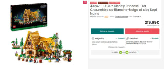 Lego 43242 - La chaumière de Blanche neige et les sept nains à 219,99€