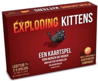 Exploding Kittens Originele Editie voor €15,89 bij Bol.com