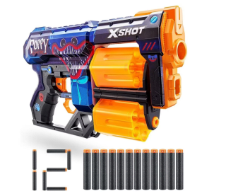 XSHOT- X-Shot Skins Dread, Poppy, 12 Dardos Lanzador Espuma por 16,37€
