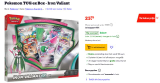 Pokémon Roaring Moon EX Box voor €23,75 bij Bol