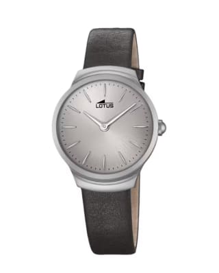Reloj LOTUS caja de acero inoxidable correa de cuero Gris Mujer por solo 40€