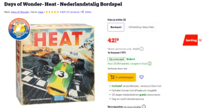 Days of Wonder- Heat - Nederlandstalig Bordspel voor €41,19 bij Bol