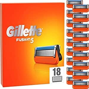 Gillette Fusion5 Navulmesjes - Voordeelverpakking 18 Stuks voor €29,39 bij Amazon