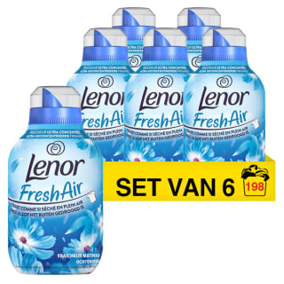 Lenor Fresh Air Wasverzachter Ochtendfris 6 x 36 wasbeurten voor €16,30 bij Bol