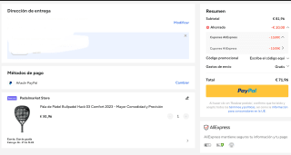 Pala de Pádel Bullpadel Hack 03 Comfort 2023 Por 71,96€