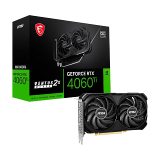 Placa Gráfica da MSI, modelo RTX 4060 TI Ventus 2X de 8GB - R$ 2.599,99