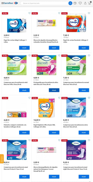 -5€ de Descuento directo por compra de 12€ desde Carrefour.