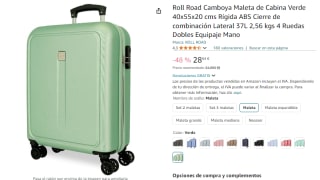 Maleta de Cabina 40x55x20 cms Rígida por 28,64€