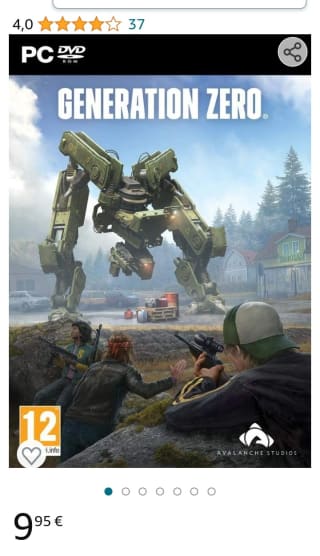 Generation Zero para PC por 9,95€.