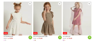 Alle kleuterjurkjes voor €15 bij Terstal
