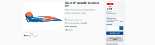 Chuck It® Lanzador de pelota con pelota por 5,99€