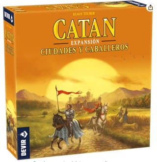 Juego de mesa: Catan Ciudades y Caballeros por $543.26 en Amazon