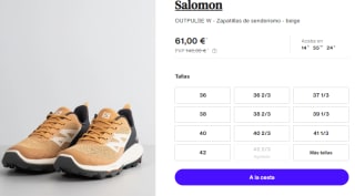 Zapatillas de Trekking para Mujer Salomon OUTPULSE por 61€