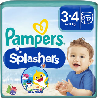 Pampers - Splashers - Wegwerpbare Zwemluiers - Maat 3/4 - 96 stuks voor €6,95 bij Amazon