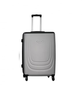 Trolley ABS Star Plus 4 ruedas 75 cm plata por 35€