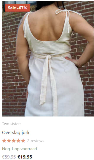 Tot 89% korting in de sample sale van The TwoSisters