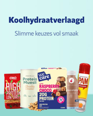 Tot 72% korting op outlet items bij Dieetwebshop