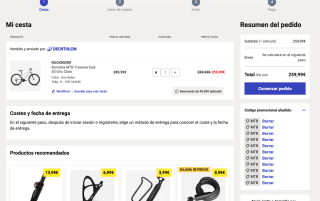 Código Descuento sorpresa desde 20€ hasta 700€ selección de bicicletas Decathlon