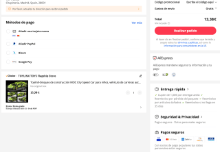 oylinX bloques de construcción MOC City Speed Carro por solo 13,38€