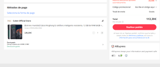 Cubot KingKong 8 de 6GB/256GB por 113,39€