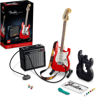 Lego 21329 Ideas Fender Stratocaster voor €67,59 bij Amazon