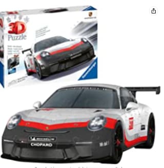 Puzzle 3D Ravensburger Porsche 911 GT3 Cup por 15€