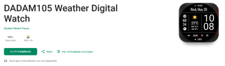 DADAM105 Weather Digital Watch voor Android gratis