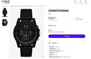 Reloj de hombre Armani Exchange por 55€