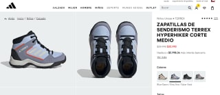 Zapatillas De Senderismo Terrex Hyperhiker por $35.990