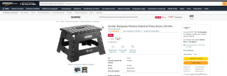 Banqueta Plástica da Vonder - R$ 47,44