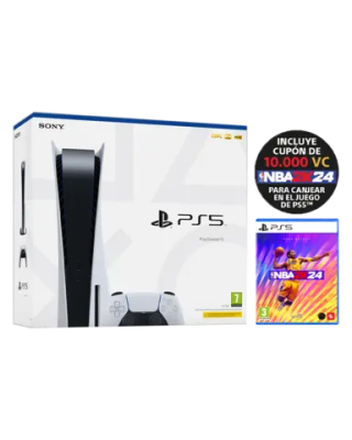 Consola PS5 Chasis C + NBA2K24 + Voucher 10.000VC por 489,99€