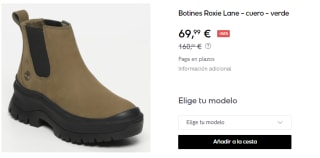 Botines Timberland Roxie Lane de Cuero para Mujer por 69.99€