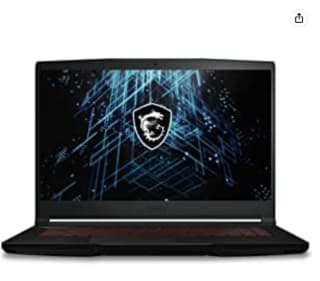 Ordenador Portatil MSI GF63 Thin 11UC-446XES Intel Core i7-11800H/16GB/512GB SSD/RTX 3050/15.6" por 689€