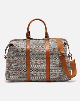 Priya bolsa fin de semana estampada con bandolera extraíble de Misako por 17,50€
