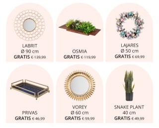 Gratis cadeau naar keuze bij Beliani bij besteding vanaf €850