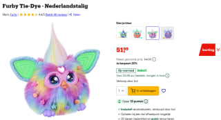 Furby Tie-Dye - Nederlandstalig voor €51,99 bij Bol