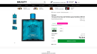 Versace Eros Eau de Parfum para hombre 200 ml por 73,72€