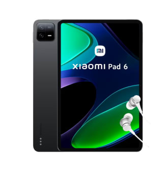 Xiaomi Pad 6 + Auriculares Tablet de 11” WiFi Pantalla WQHD+ de 144Hz 6GB RAM 128GB a solo 249,99€