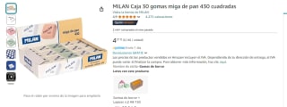 MILAN Caja 30 gomas modelo 430 por 4,21€