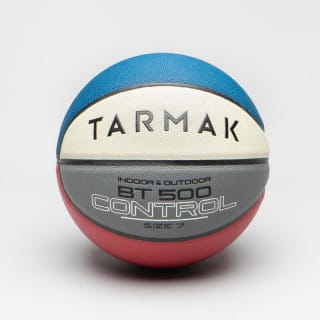 Ballon de basketball taille 7 - BT500 bleu blanc rouge à 25€