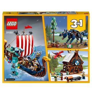 Barco Vikingo y Serpiente Midgard LEGO por 60€