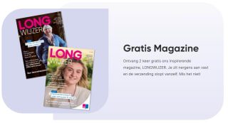 Gratis 2x het magazine LONGWIJZER van het Longfonds