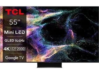 TCL 55C845 QD-miniLED 4K, Google TV, 144Hz, 55-inch televisie voor €688 bij de MediaMarkt