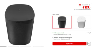 Sonos One SL voor €155 bij de MediaMarkt