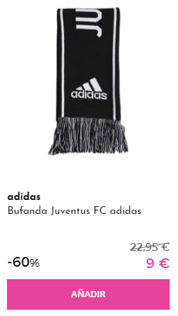 ADIDAS - Prendas hasta 10€ (dto hasta 66%)