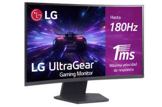Monitor Gaming LG UltraGear 27" curvo 100R 1ms 2560 x 1440 QHD 180Hz AMD FreeSync por 171,90€